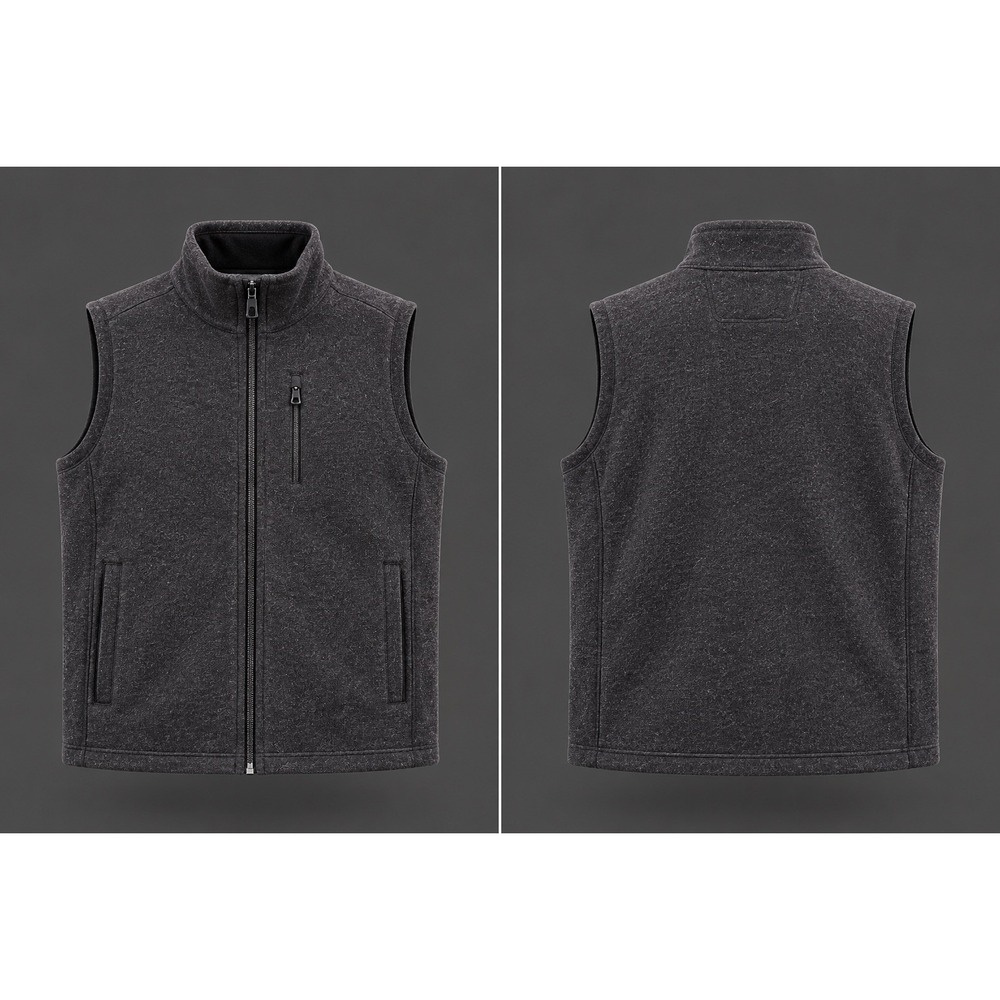 Polo Ralph Lauren Vest Mens Large navy Performance Fleece Full Zip Pockets